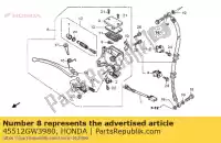 45512GW3980, Honda, momenteel geen beschrijving beschikbaar honda gl nhx vt 110 1100 1500 1997 1999 2008 2009, Nieuw