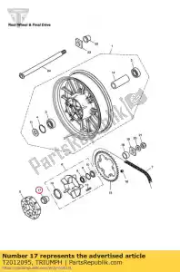 triumph T2012095 spacer - Bottom side