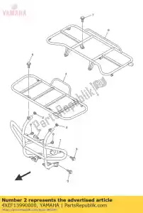 yamaha 4XEF13990000 dop, gereedschapskist - Onderkant