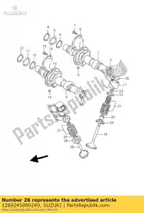 suzuki 1289245000240 cuña, tapete 240 - Lado inferior