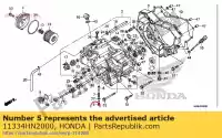 11334HN2000, Honda, perno, ajuste de la válvula honda  trx 400 420 500 520 2001 2002 2003 2004 2005 2006 2007 2008 2009 2010 2011 2012 2013 2017 2018 2019 2020, Nuevo