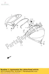 Ici, vous pouvez commander le couvercle, réservoir, r. Auprès de Suzuki , avec le numéro de pièce 4417144H01YKV: