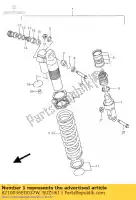 6210036ED037W, Suzuki, absorber assy,r suzuki rm  rm125 125 , New