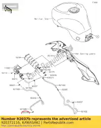 Here you can order the clamp,7. 8mm zx636edf from Kawasaki, with part number 920372116: