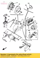 3JK818150000, Yamaha, fil conducteur 1 yamaha xv virago 1100 750, Nouveau