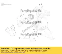 Ici, vous pouvez commander le vis auprès de Piaggio Group , avec le numéro de pièce 656434: