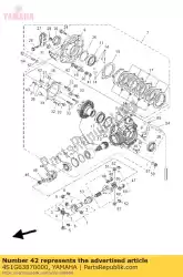 Qui puoi ordinare cuscinetto, semplice 1 da Yamaha , con numero parte 4S1G63870000: