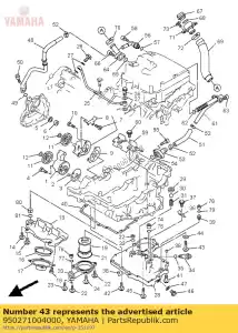 yamaha 950271004000 ?ruba, ko?nierz (4 szt.) - Dół