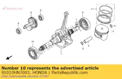 Here you can order the no description available at the moment from Honda, with part number 91010HN7003: