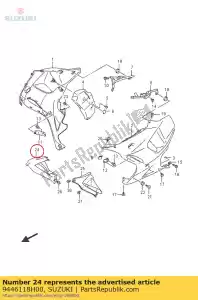 suzuki 9446118H00 carenado, debajo de i - Lado inferior