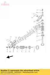 Here you can order the spring, valve inner from Yamaha, with part number 5HP121130000: