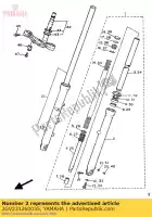 2GV231260035, Yamaha, tubo exterior 1 yamaha xv xvse virago 535, Nuevo