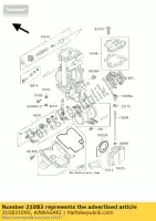 210831095, Kawasaki, Braccio, valvola a farfalla kawasaki zx7r ninja p zx7rr n zx 7rr 750 , Nuovo