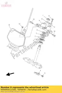 yamaha 999990412500 corona, maniglia - Il fondo