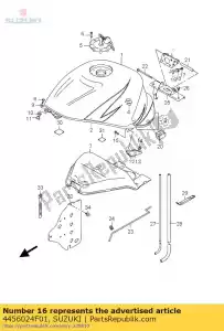 suzuki 4456024F01 soporte, combustible ta - Lado inferior