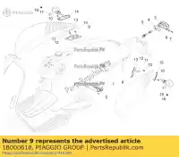 1B000618, Piaggio Group, support de clignotant gauche vespa zapm808g, zapm80200, zapm8020, zapma7200, zapma78g zapma78g,  946 150 946 2013 2014 2015 2016 2017 2018 2019 2020 2021 2022, Nouveau
