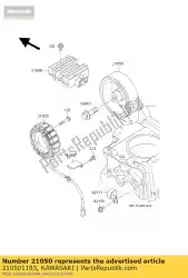 Qui puoi ordinare volano da Kawasaki , con numero parte 210501183: