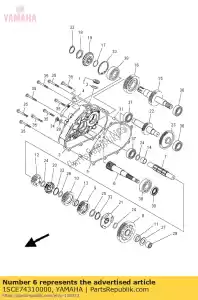 yamaha 1SCE74310000 asse, contatore - Il fondo