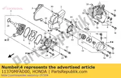 Here you can order the cover comp., change from Honda, with part number 11370MFAD00: