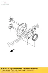 Aquí puede pedir embrague conjunto estrella de Suzuki , con el número de pieza 1260038840: