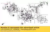 14121KSR731, Honda, bouchon, clapet reed honda cr 125 2005 2006 2007, Nouveau