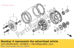 Here you can order the guide,clutch oute from Honda, with part number 22116HN1A40: