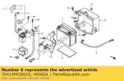 Aqui você pode pedir o cabo, motor de partida em Honda , com o número da peça 32410MCB610: