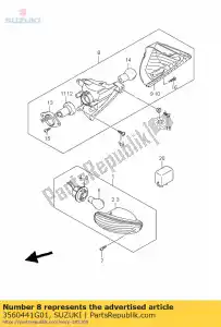 suzuki 3560441G01 lampe assy, ??arrière - La partie au fond