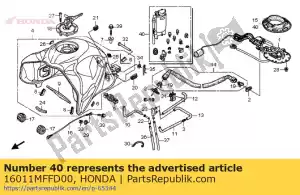 honda 16011MFFD00 komplet filtrów, paliwo - Dół