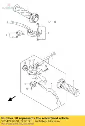 Here you can order the rubber,master c from Suzuki, with part number 5754229G00: