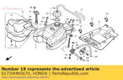 Here you can order the air guide rubber. From Honda, with part number 61720HN5670: