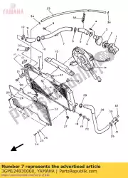 Aquí puede pedir tubo 3 de Yamaha , con el número de pieza 3GM124830000: