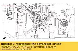 Qui puoi ordinare set valvole, sede da Honda , con numero parte 16012KZ4A92: