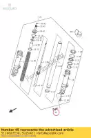 5116627E30, Suzuki, bolt,outer tube suzuki gsx  fa rm gsf bandit a sa rmx s rm125 rm250 gsx1250fa gsf1250a gsf1250sa 1250 250 125 , New