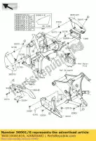 360010081816, Kawasaki, ok?adka, lewa, por. czerwona kawasaki vn classic b vulcan lt d vn900 900 , Nowy