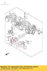 Ici, vous pouvez commander le téton auprès de Suzuki , avec le numéro de pièce 1368518H00: