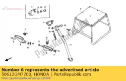 Aqui você pode pedir o nenhuma descrição disponível no momento em Honda , com o número da peça 50612GM7700: