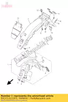 5VLY215112P3, Yamaha, conjunto de guardabarros delantero yamaha ybr ybred ed 125, Nuevo