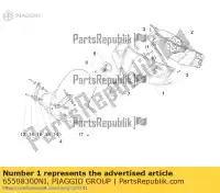 65508300NI, Piaggio Group, przednia os?ona kierownicy     , Nowy