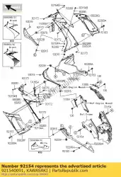 Tutaj możesz zamówić ? Ruba, 8mm zx1000e8f od Kawasaki , z numerem części 921540091: