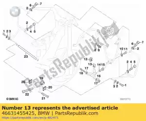 bmw 46631455425 nut holder - Bottom side