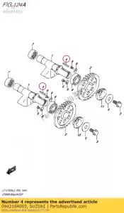 Suzuki 0942104005 key - Bottom side