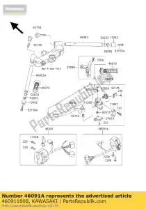 kawasaki 460911808 housing-ass-control, zx1200-a - Onderkant