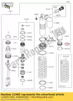 110651294, Kawasaki, 01 czapka, komora kawasaki kx450 kx450x 450 , Nowy