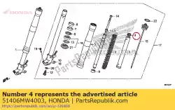 Qui puoi ordinare tappo, sede a molla da Honda , con numero parte 51406MW4003: