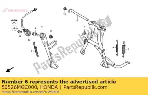 honda 50526MGC000 no hay descripción disponible en este momento - Lado inferior