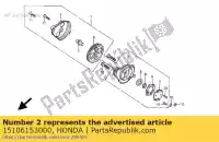 15106153000, Honda, coperchio, ingranaggio pompa olio honda xr 80 1985 1986 1987 1990 1991 1992 1993 1994, Nuovo