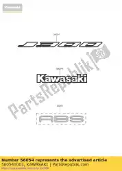 Ici, vous pouvez commander le marque, j300 sc300aef auprès de Kawasaki , avec le numéro de pièce 56054Y001: