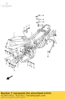 4120017E01, Suzuki, trilho, assento suzuki gsx r750w 750 , Novo