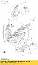 Qui puoi ordinare faro anteriore da Suzuki , con numero parte 3510012J00: